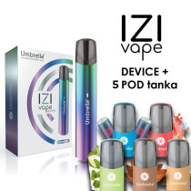  E-cigarete  IZI VAPE + 5 IZI POD tanka