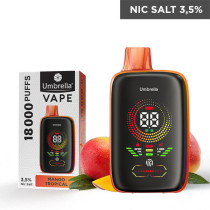 Elektronske cigareteJednokratne Vape 18000 PUFFS Umbrella VAPE 18000 PUFFS MANGO TROPICAL 3.5%